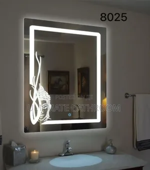 80x60cm Wall Mounted Led Bathroom Mirror