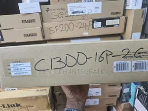 Cisco 16port Gigabit Poe Managed With 2port Fiber SFP ( C1300-16p-2g )