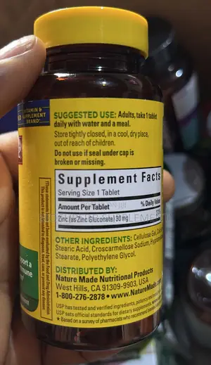 Nature Made Zinc 30mg 100tablets