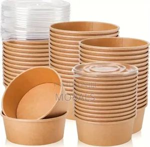 Kraft Paper Salad Bowl 1000ml