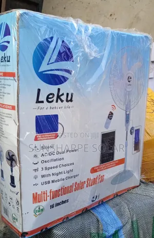 Solar Rechargeable Fan