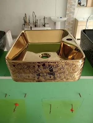 Gold Counter Top Wash Hand Basin