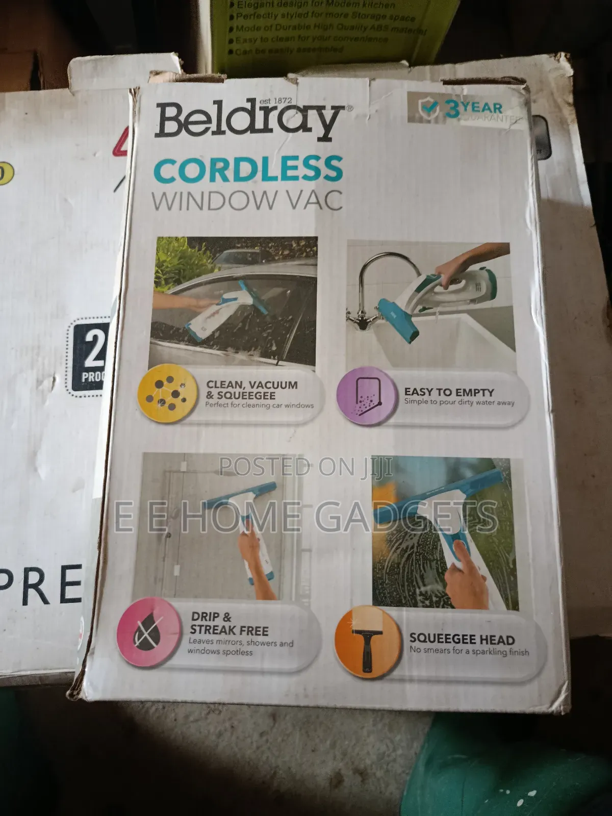Beldray Cordless Window Vac