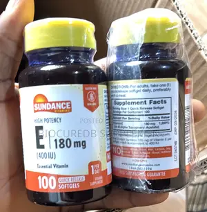 Vitamin E 180mg 400iu 100softgels