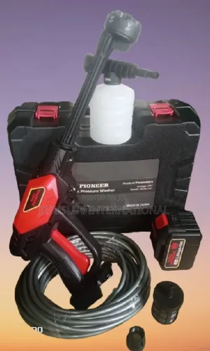 Car Pressure Washer With Big Powerful 24v Battery 6-in-1 Nozzles