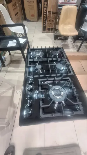New Hoover Metal Black Cabinet Gas 5burners Automatic Made In Turkey