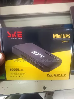 Mini Ups Poe Power Bank for Router, Camera, Ps, Monitor, Pos iPad Etc