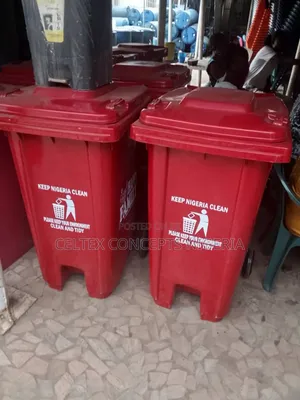 Red Colour Waste Bin 240l