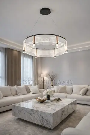 Size 600mm Acrylic Led Pendant Light for Living Room, Bedroom, Dinng