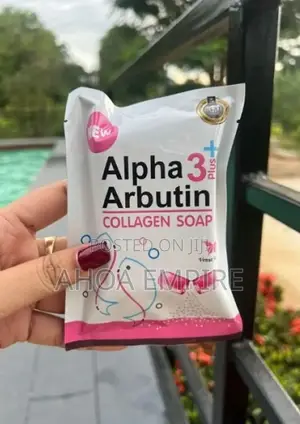 Skin Alpha 3 Plus Arbutin Collagen Soap