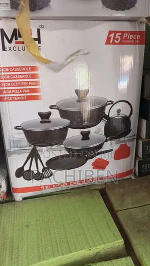 15 Pc's MBH Pots With Kettle