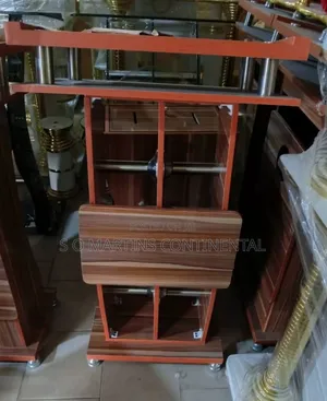 Standard Quality Wooden Glass Pulpit