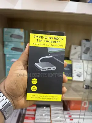 Usb-C to HDTV Adapter – 3-in-1