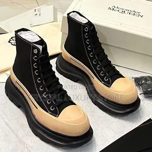 Alexander McQueen Quality Luxury Men Boots