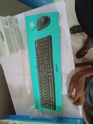 Logitech Mk120 Wired Keyboard Mouse Combo – Durable Comfortable