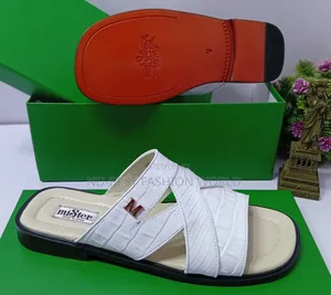 White Mister Slippers
