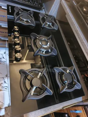 Original Polystar Built-in Cooker Hob 90cm 5 All Gas Burners Automatic