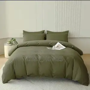 High Grade Bedsheet, Pillowcase Duvet Set - 100% American Cotton (6x6)