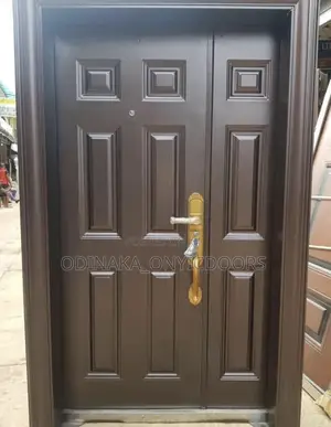 7ft By 4ft Harmony Metal Door 9inches Frame With Bronze Gold Handle