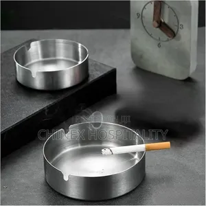 Durable Stainless Ash Tray For Hotels, Lounges & Restaurants.