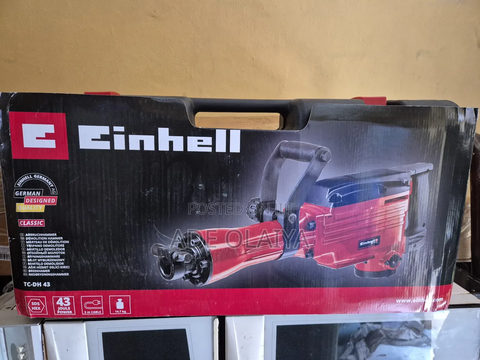 Einhell Classic Tc-dh 43 Demolition Hammer