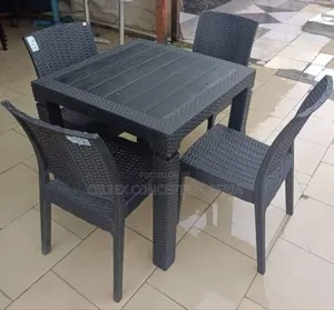 Plastic Table With 4 Chairs