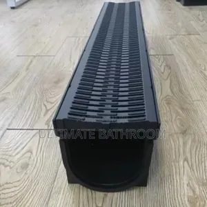 14x100cm Black Compound Floor Drain