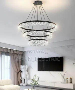Led Crystal Dropping Chandelier Light