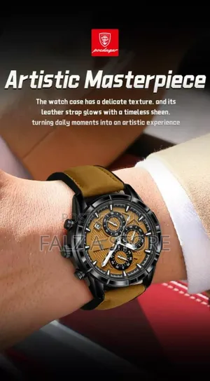 Podegar Leather Wristwatch (Chronography)(Quartz Movement)