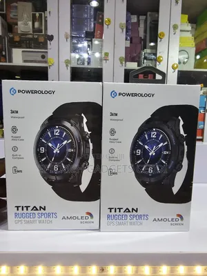 Powerology Titan Rugged GPS Smartwatch 3atm Waterproof 5 Days Battery