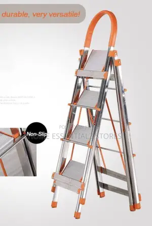 Drying Clothes Hanger With Multipurpose Stainless 4 Steps Ladder