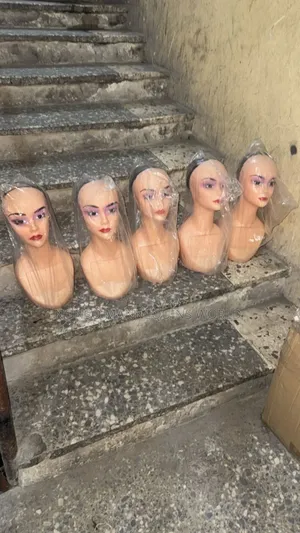 Long Neck Female Plastic Mannequin Heads