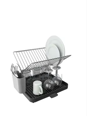 2 Tiers Plate Rack With Drainer