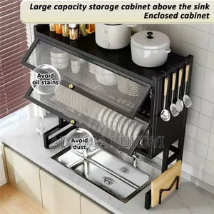 Double Layer Over the Sink Plate Rack