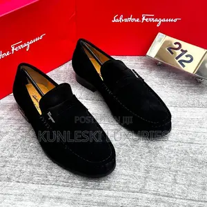 Original Salvatore Ferragamo Suede Loafers Shoe