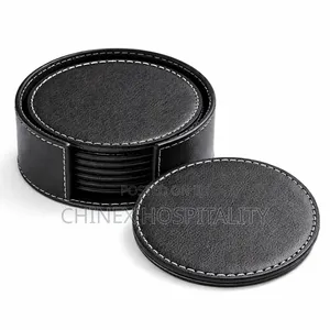 Premium Leather Coasters – Ideal For Hotels, Offices, Homes. Available