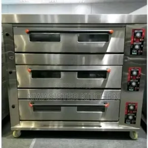 9 Trays 3 Deck Oven Machine