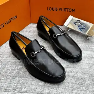 Original Louis Vuitton Suede / Leather Loafers Shoe