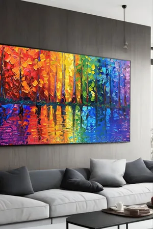 Modern Colorful Abstract Canvas for Living Room