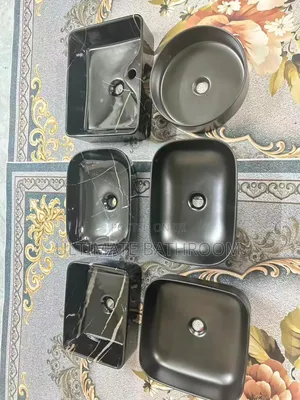 Variaties Of Black Counter Tops Washing Hand Basin