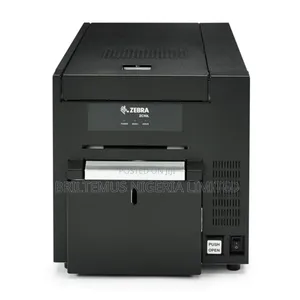 Brand New Zebra Zc10l Retransfer Dual-Sided Plastic Id Card Printer