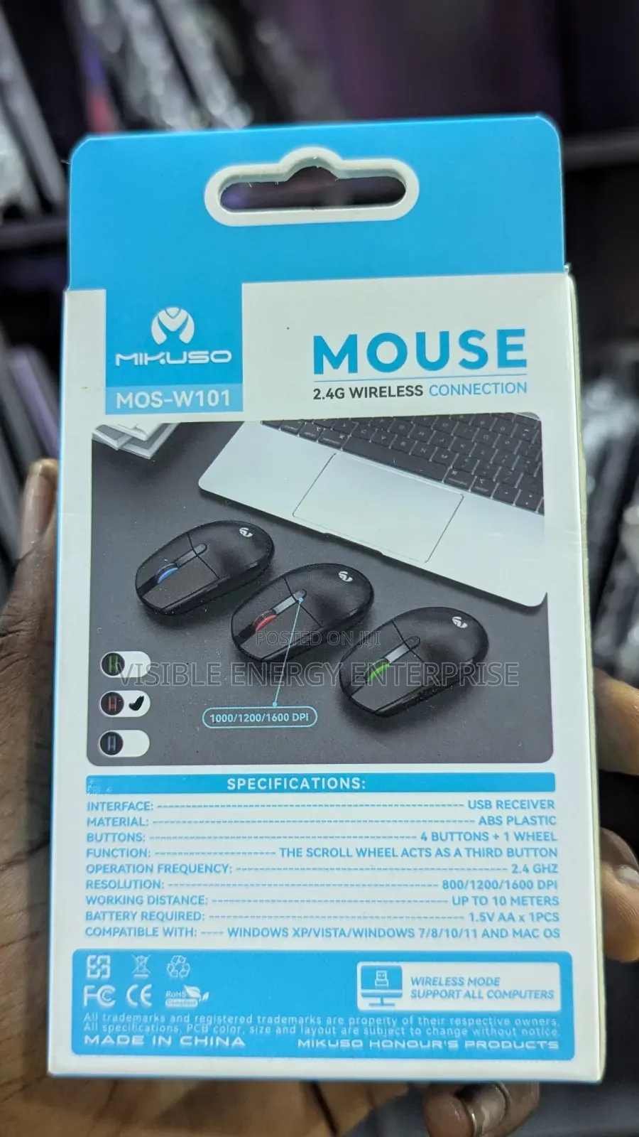 Mikuso Mos-W101 Wireless Mouse.