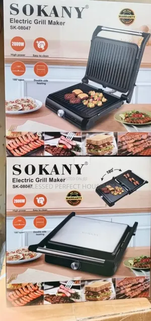 Sokany Electric Panini Grill Maker