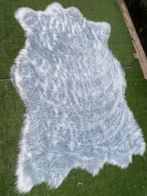 Butterfly Design Fur Rug