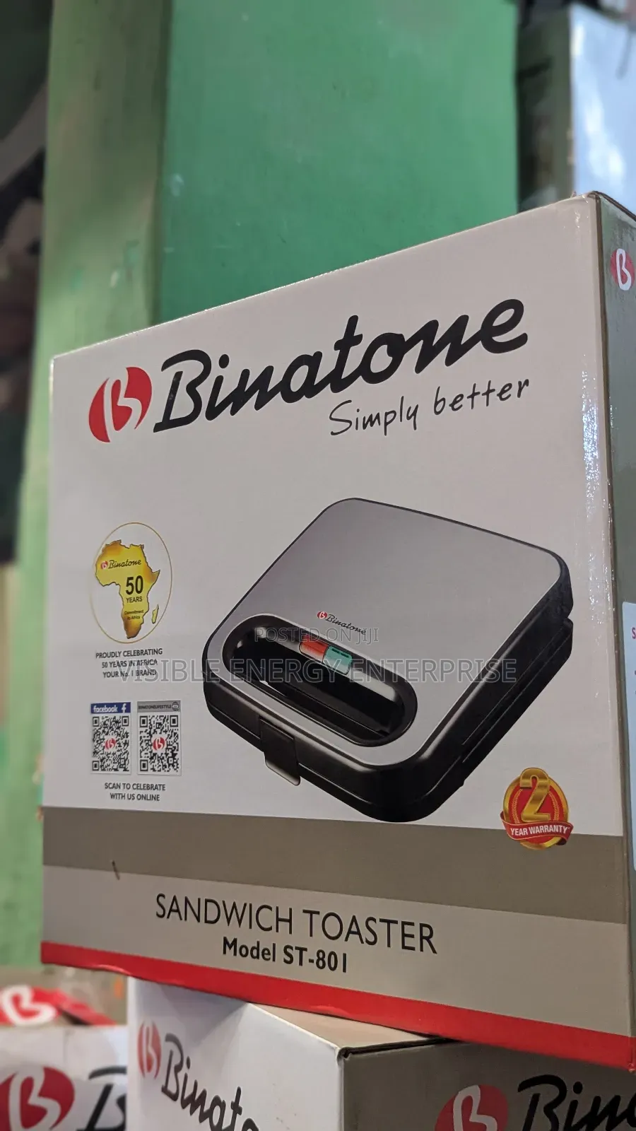 Binatone St-801 Sandwich Maker