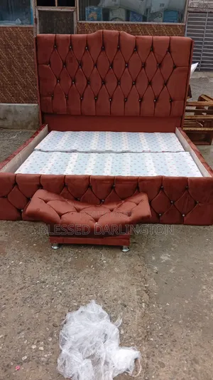 Upholstery 6/6 Brown Bed Frame