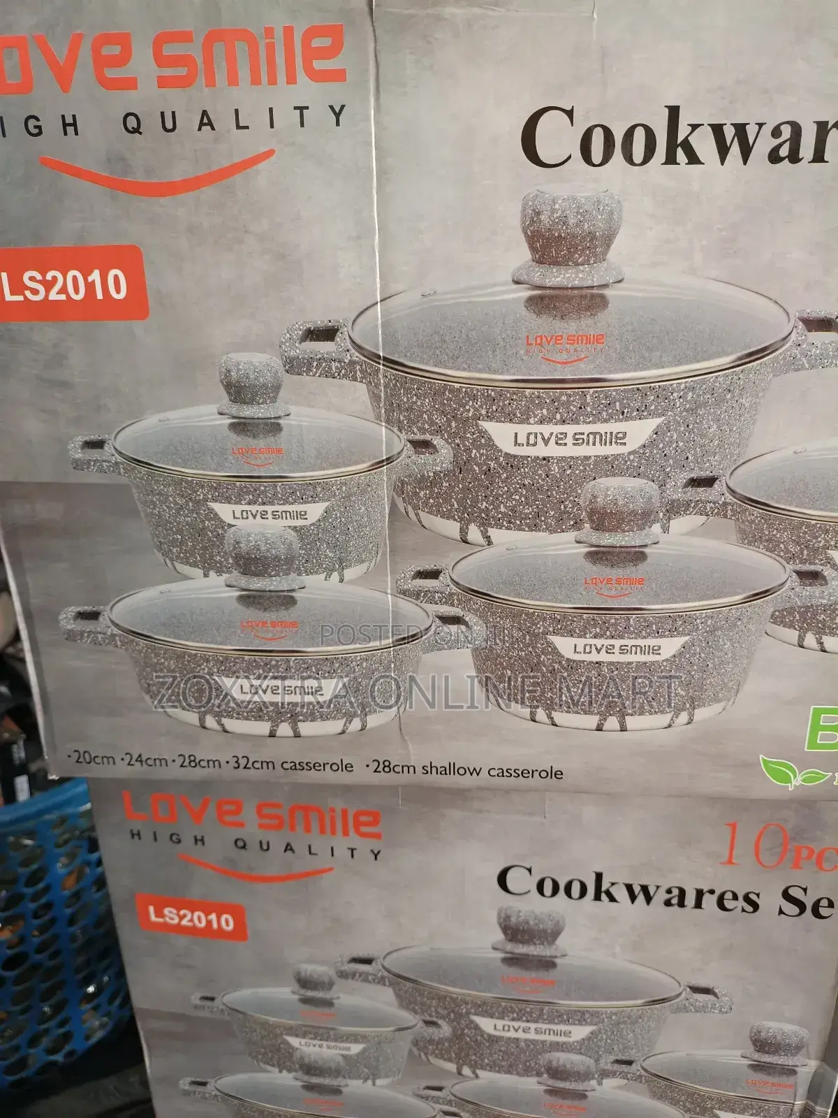 10pcs Die-Cast Granite Cookware Set