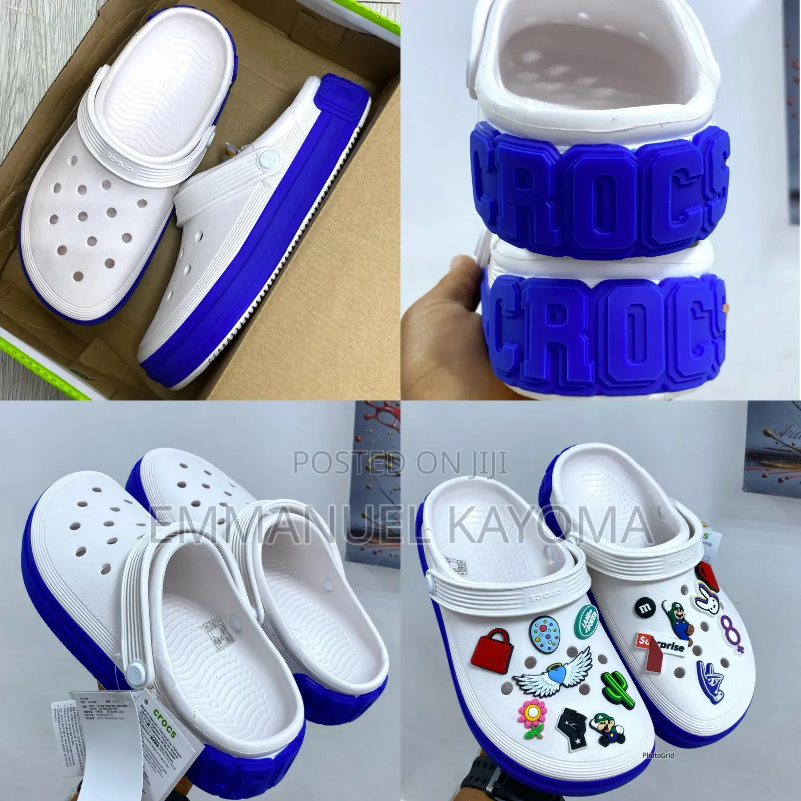 Crocs Classic Clog “Blue Pattern Bold Print”