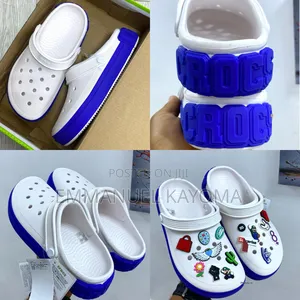 Crocs Classic Clog “Blue Pattern Bold Print”