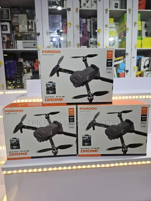 Porodo Aero View Drone 950mah 12min Flight 120m Range 6-Axis Gyro